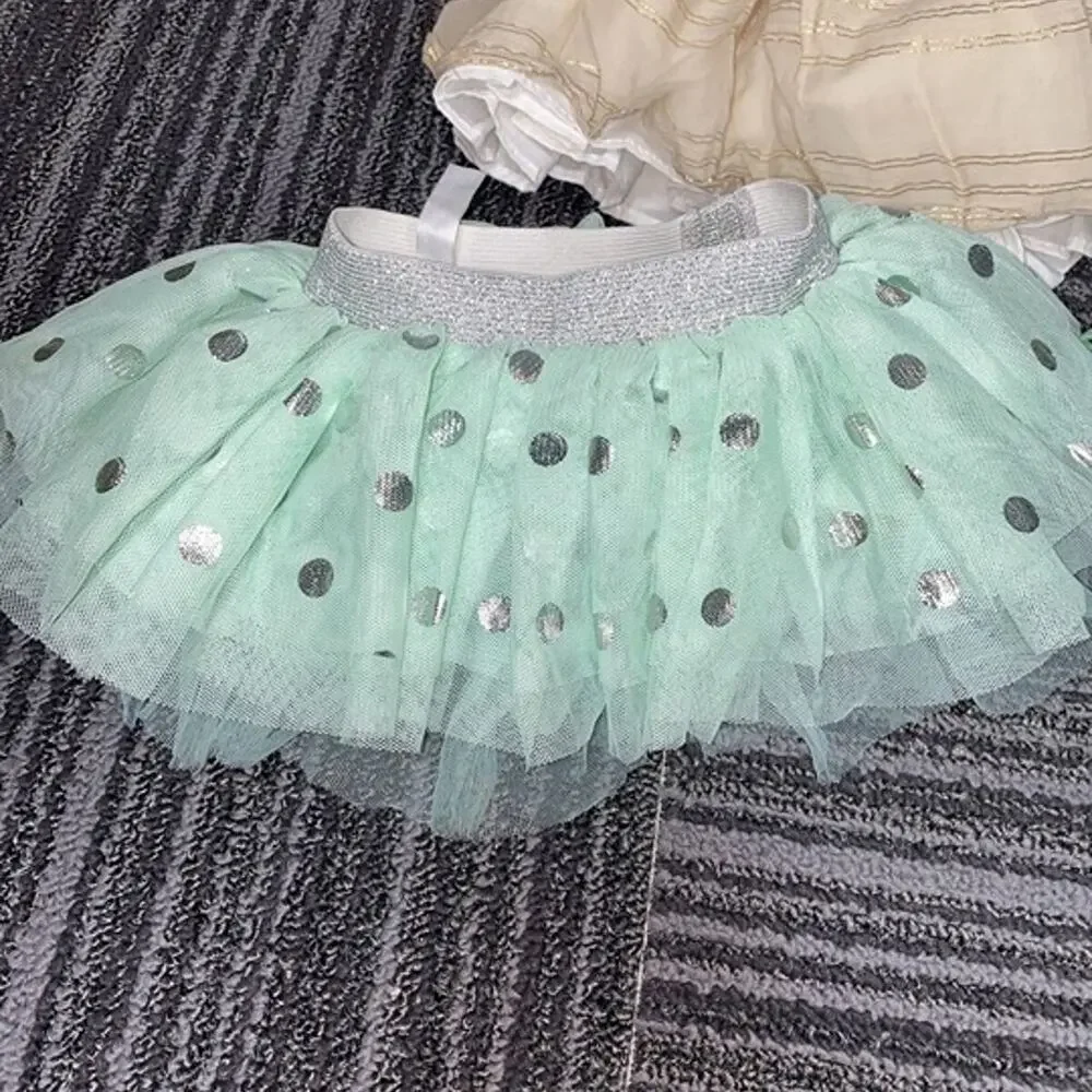 Newborn 0-3 Month Baby Girl Clothing Lot 6 Pc Pippa & Julie Carter’s Tutu Dress